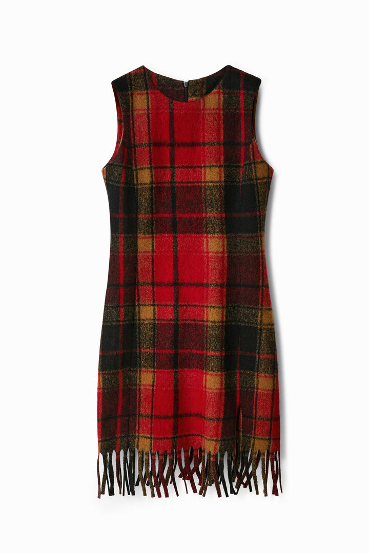 Short slim tartan dress | Desigual