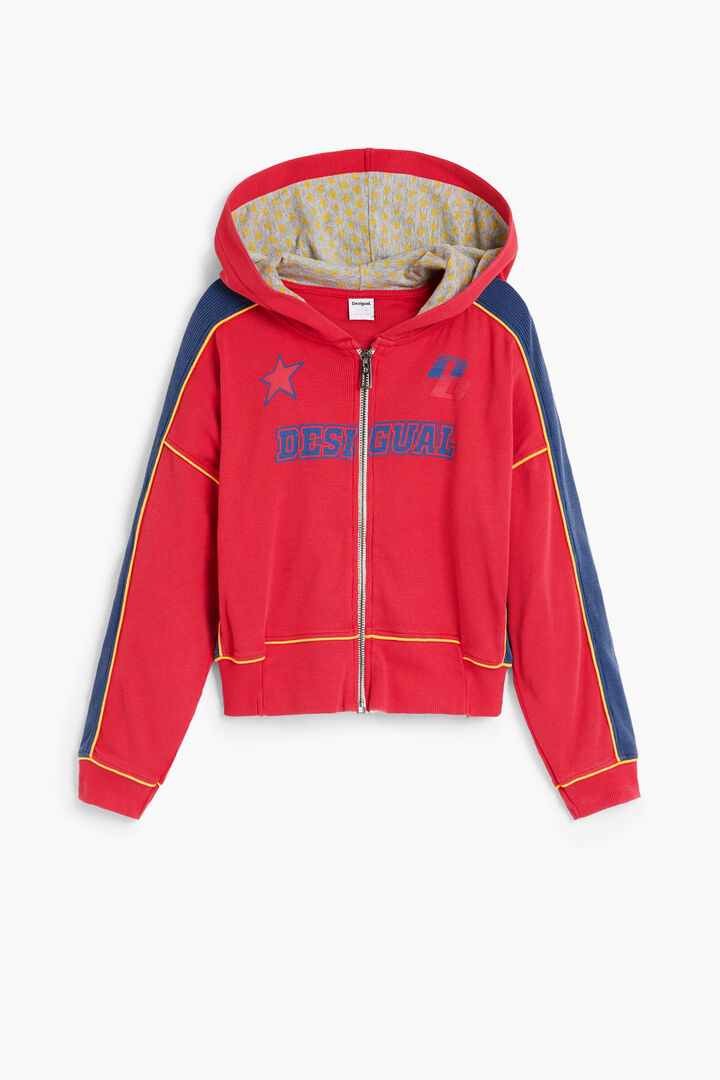 Hoodie with zipper