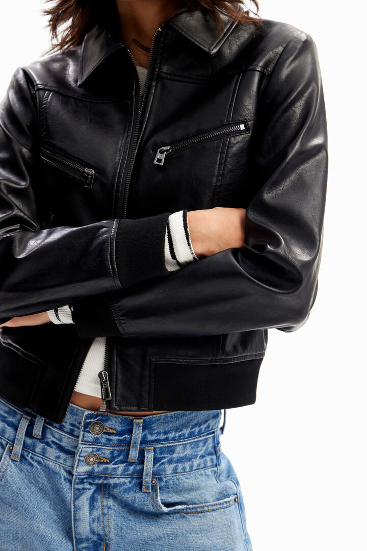 Retro biker jacket | Desigual