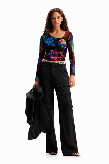 M. Christian Lacroix mineral tulle T-shirt | Desigual