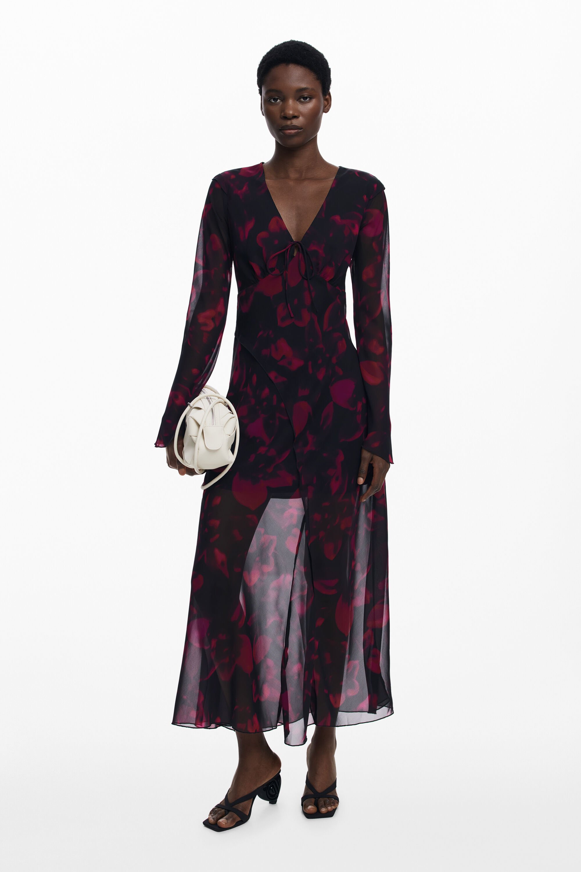 Floral flowy long dress