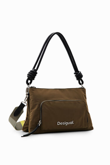 Midsize plain crossbody bag | Desigual