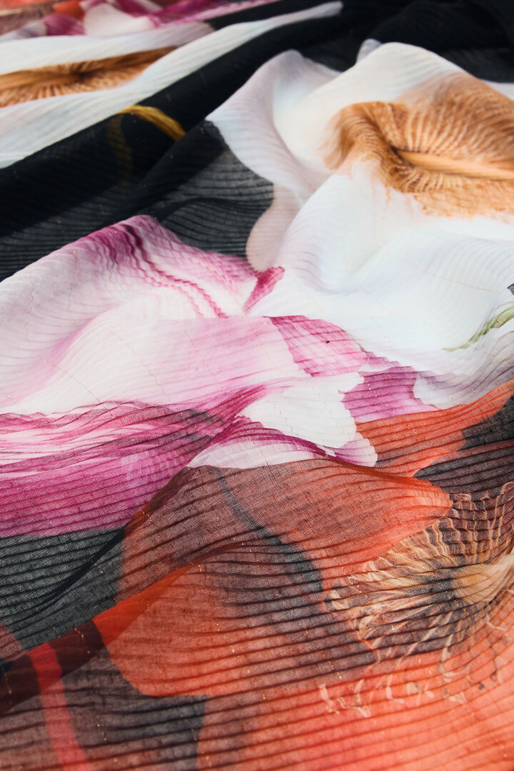 foulard stampato a fiori