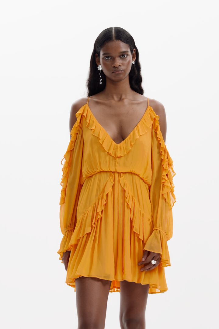 Ruffled mini dress | Desigual