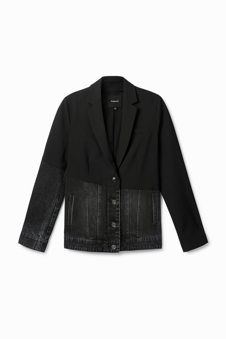 Blazer hybride en jean