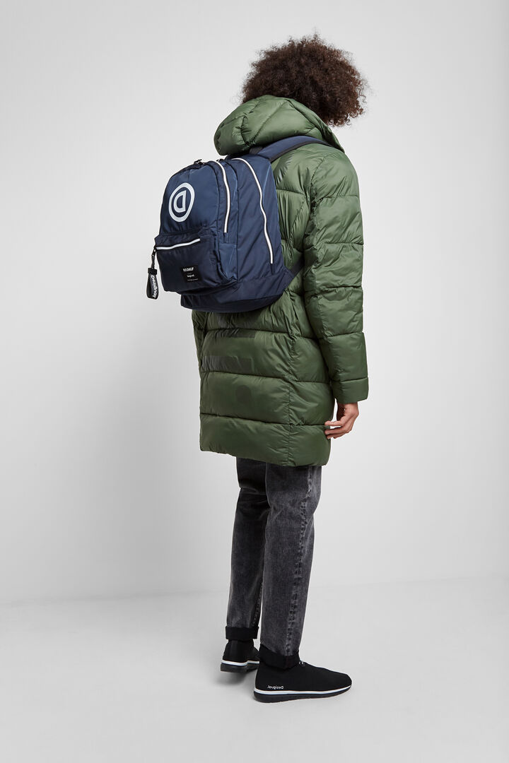 Mochila Ecoalf con mensaje | Desigual