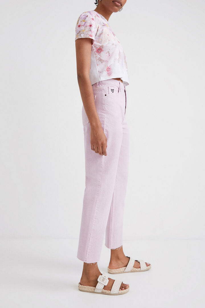 Straight cropped jeans | Desigual