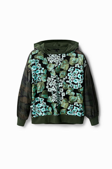 Oversize-Sweater mit Blumen | Desigual