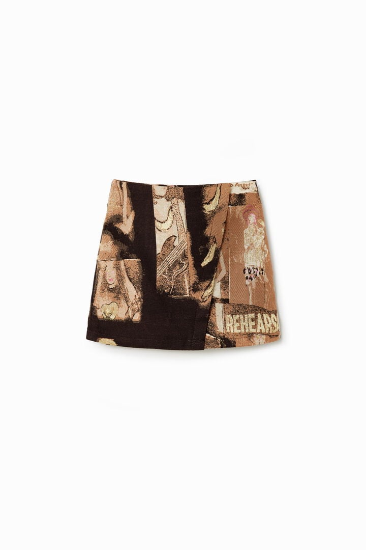 Művészi jacquard mini szoknya | Desigual