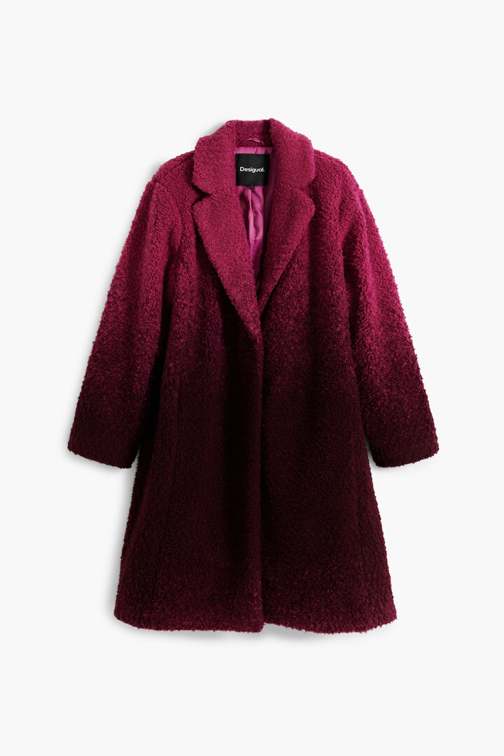Abrigo rizo degradado | Desigual
