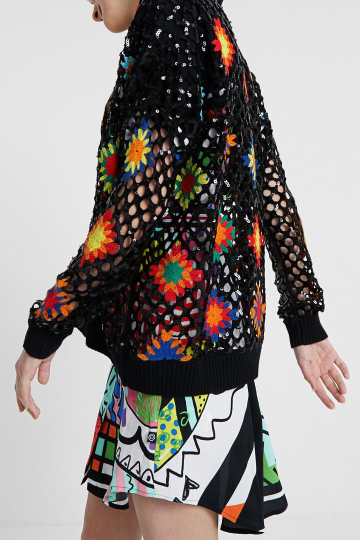 Pull tricoté multicolore | Desigual