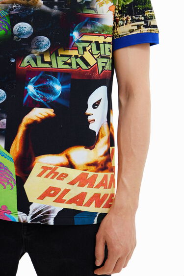 Poloshirt collage aliens | Desigual