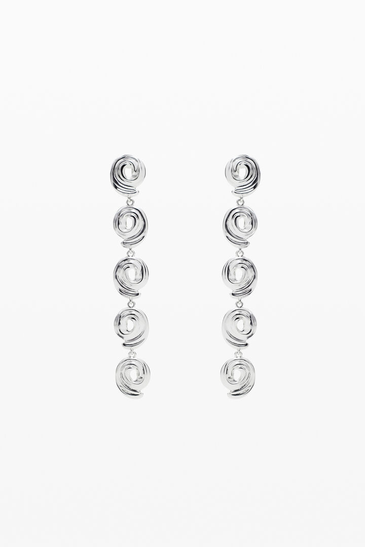 Cascade spiral earrings gold-plated Zalio | Desigual