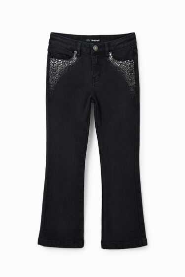 Shiny flare jeans | Desigual