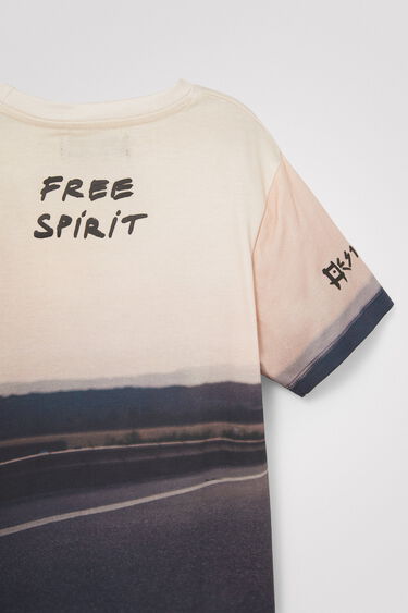 "Free Spirit" skater T-shirt | Desigual