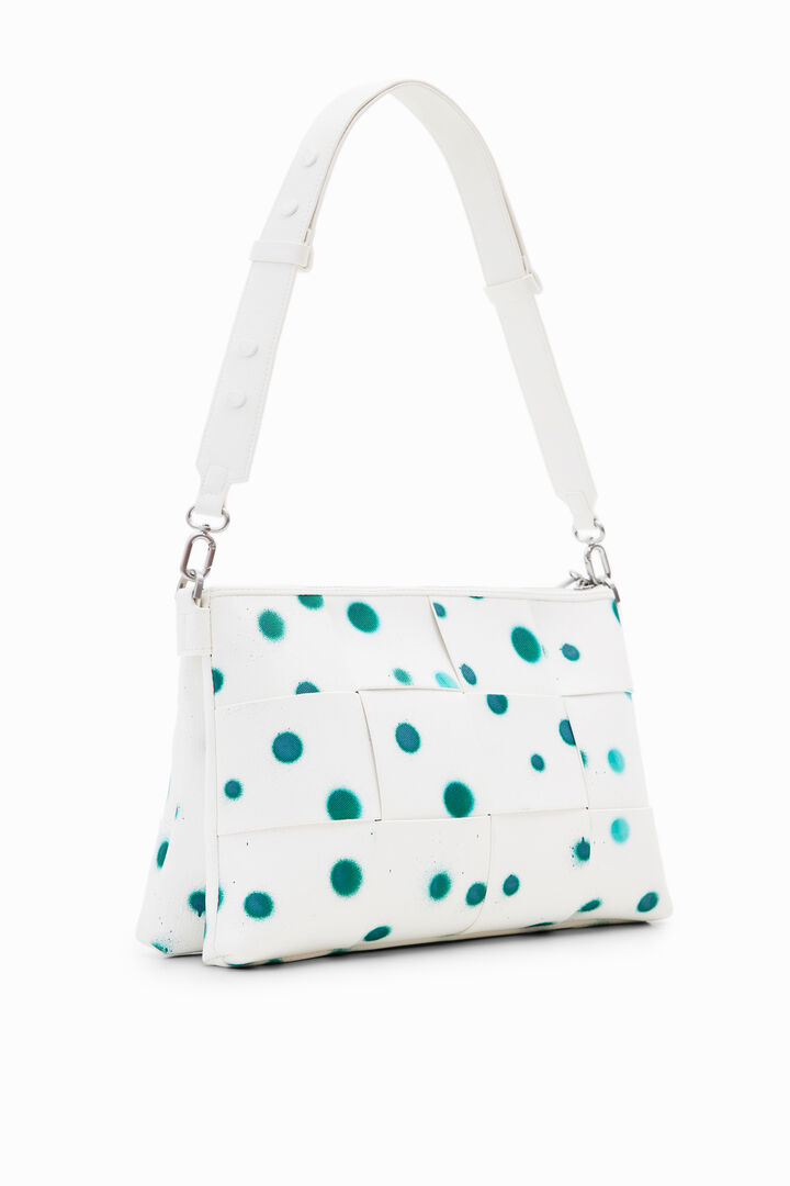 M woven droplets crossbody bag | Desigual