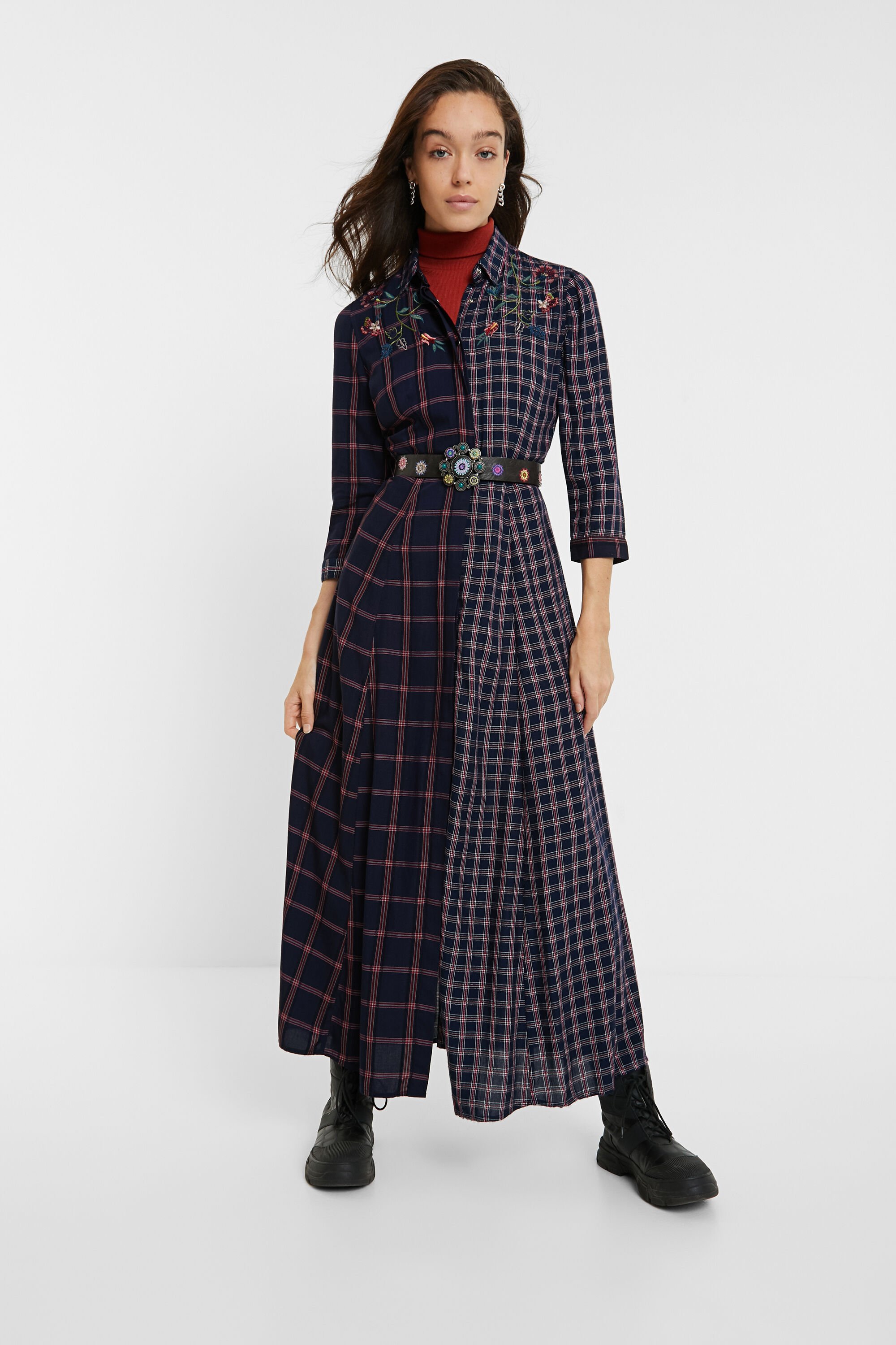 desigual tartan dress