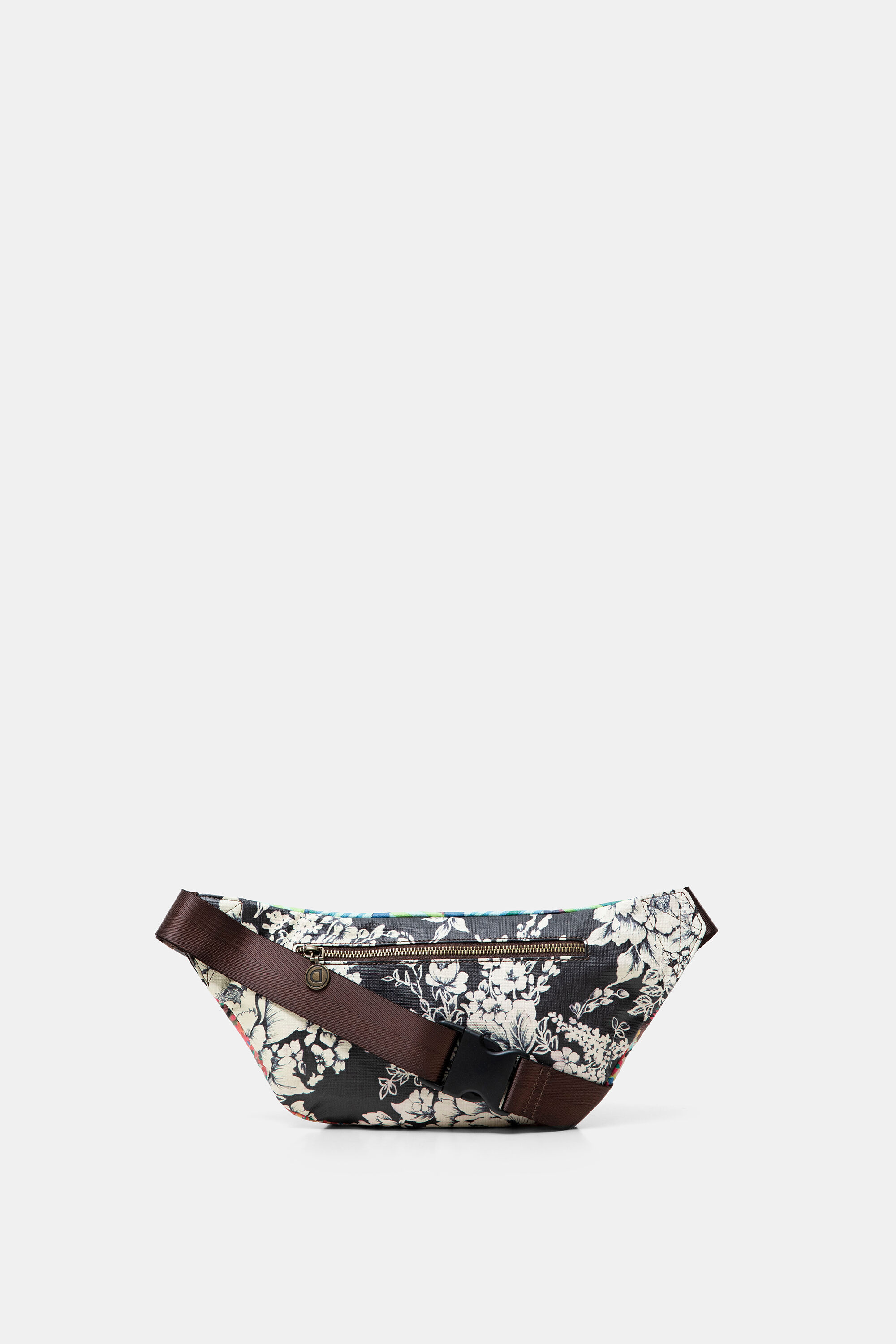 Patch print bum bag