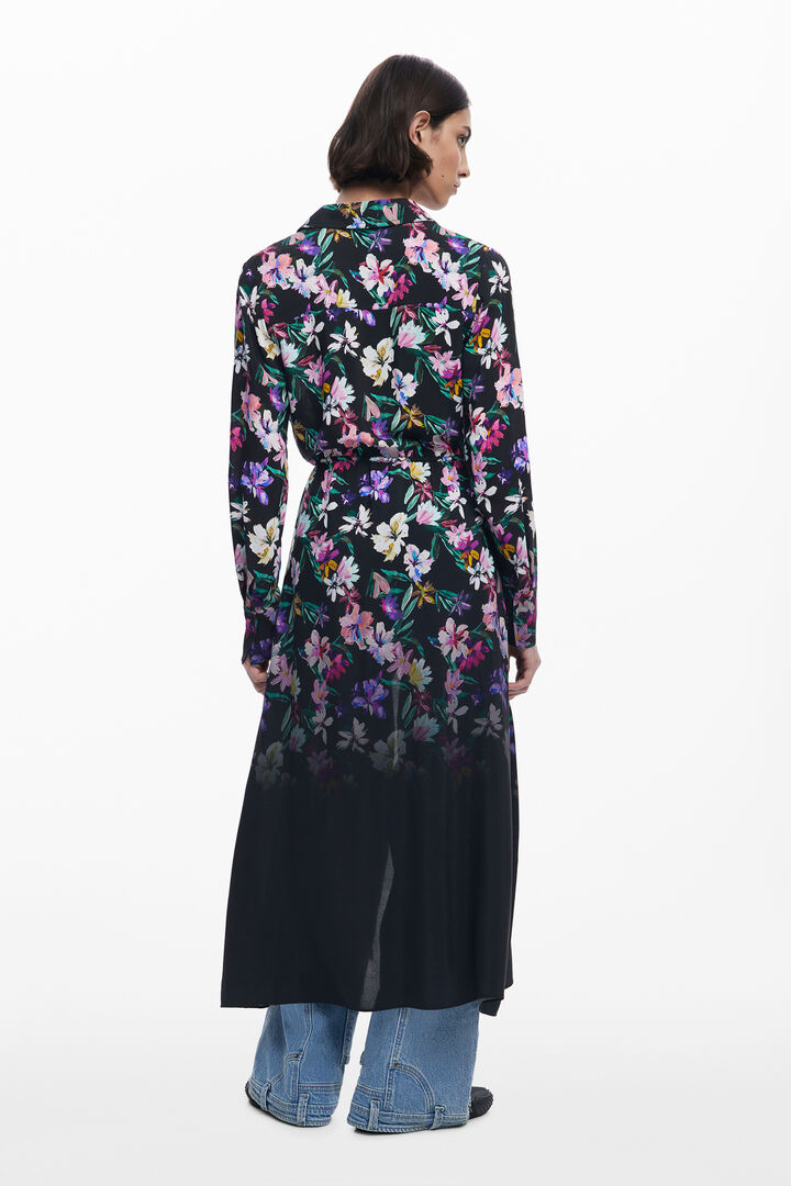 Hemdblusenkleid mit Blumenverlauf | Desigual