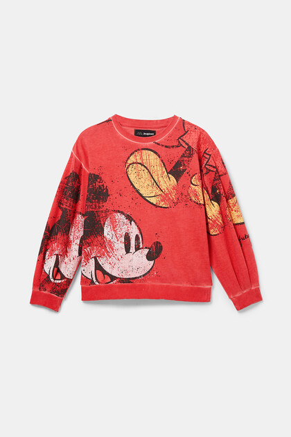 Worn Mickey Mouse sweatshirt