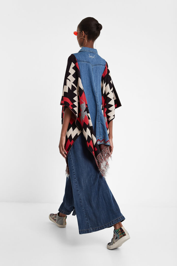 Exotic denim poncho | Desigual