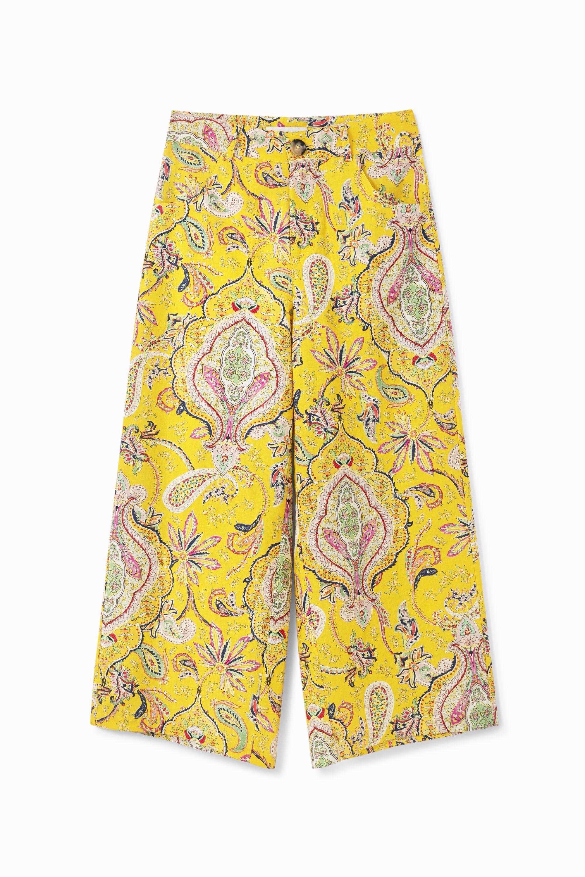 Cropped culotte trousers Clearance