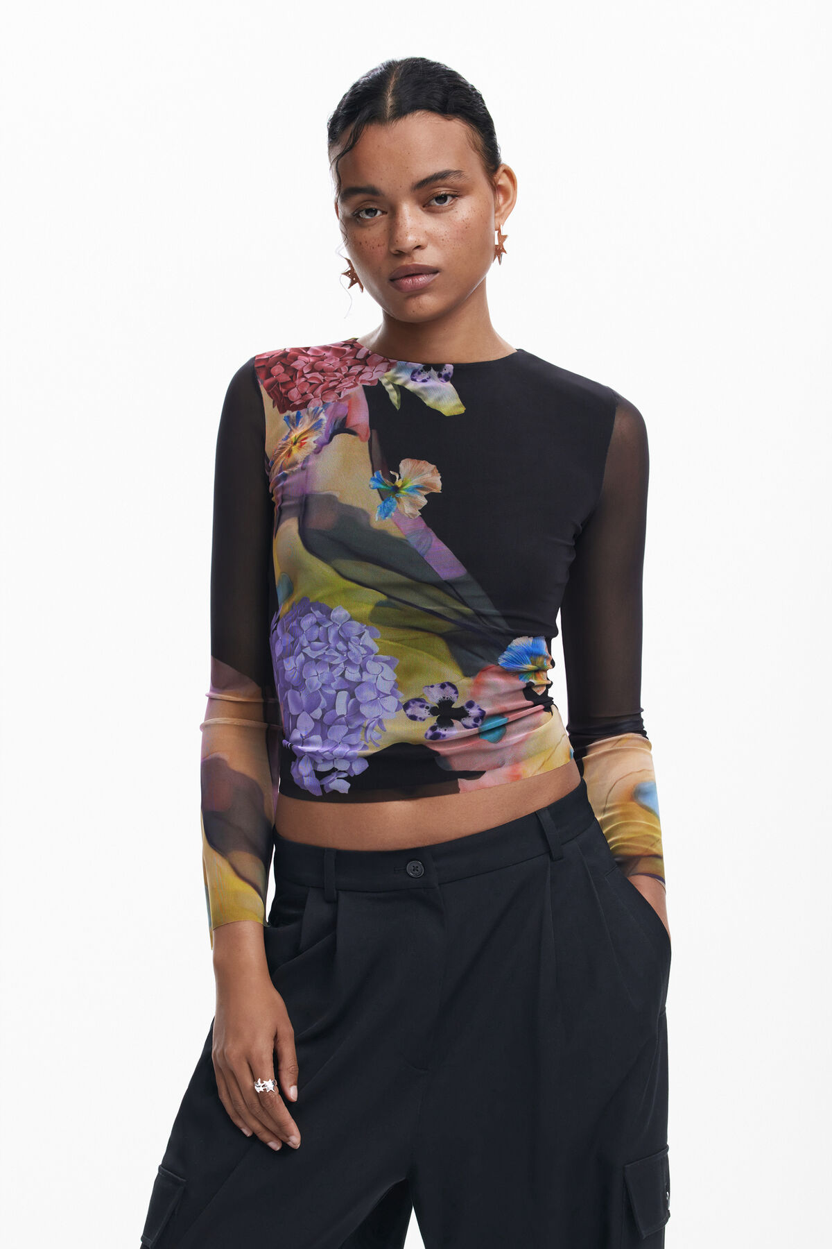 チュールTシャツ M. クリスチャン・ラクロワ 女性用 I Desigual.com 