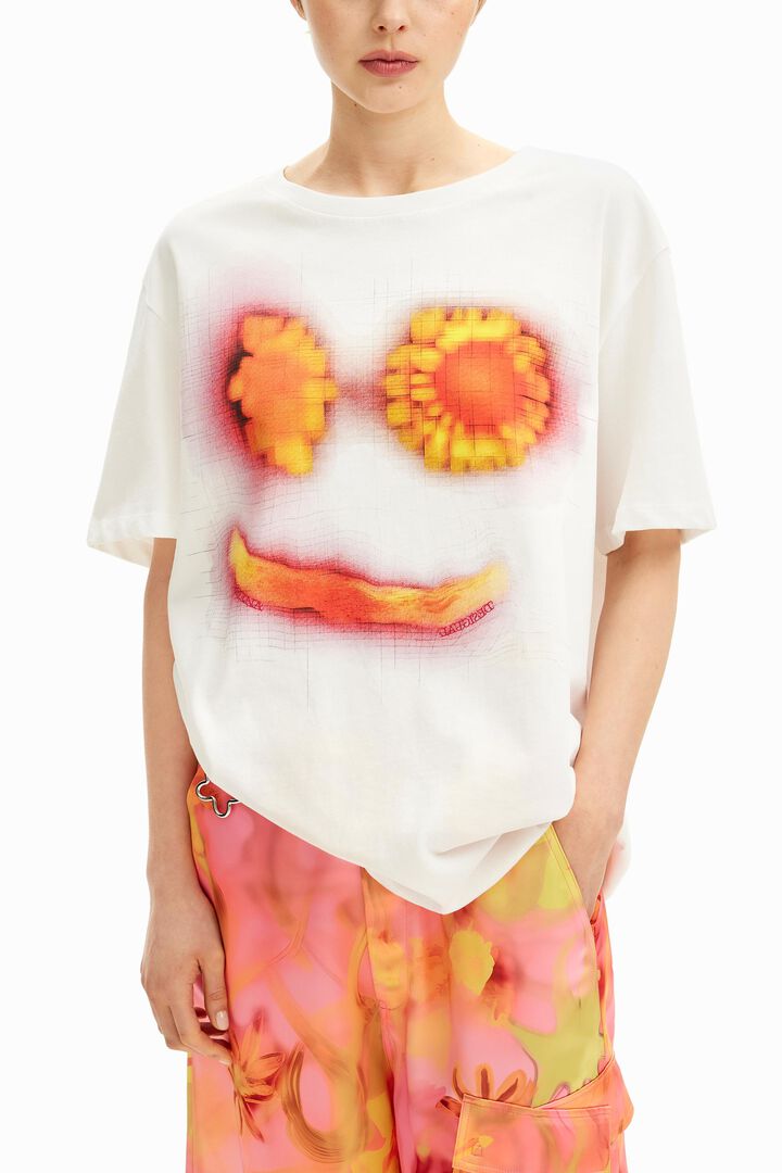 Collina Strada smiley T-shirt | Desigual
