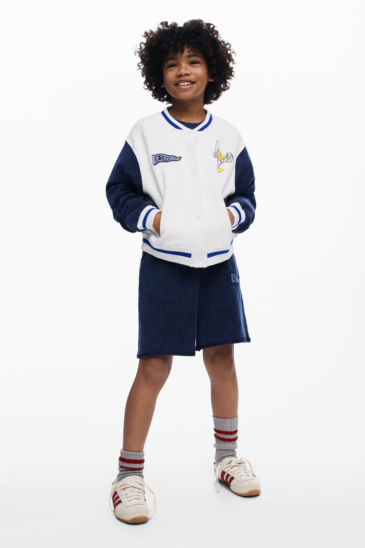 Bermuda with embroidered logo | Desigual