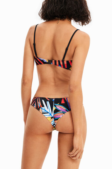 Top bikini bandeau tropical | Desigual