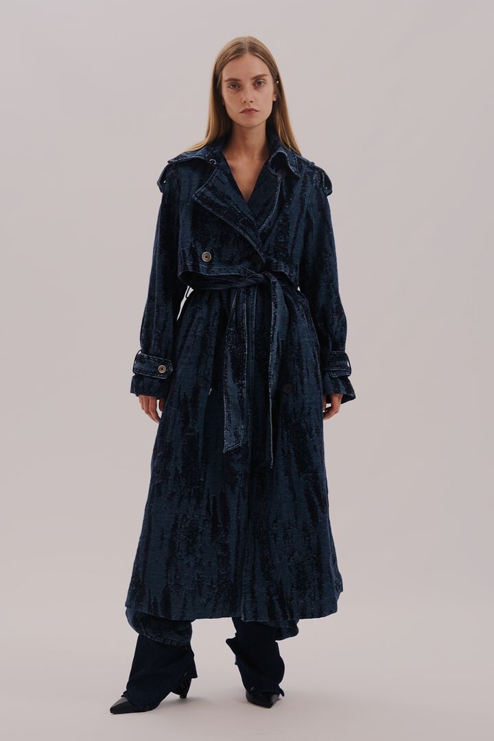 Trench en denim dégradé | Desigual