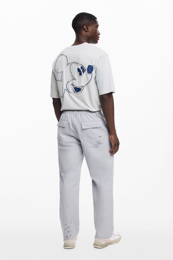 Calça comprida alfaiataria bordada | Desigual