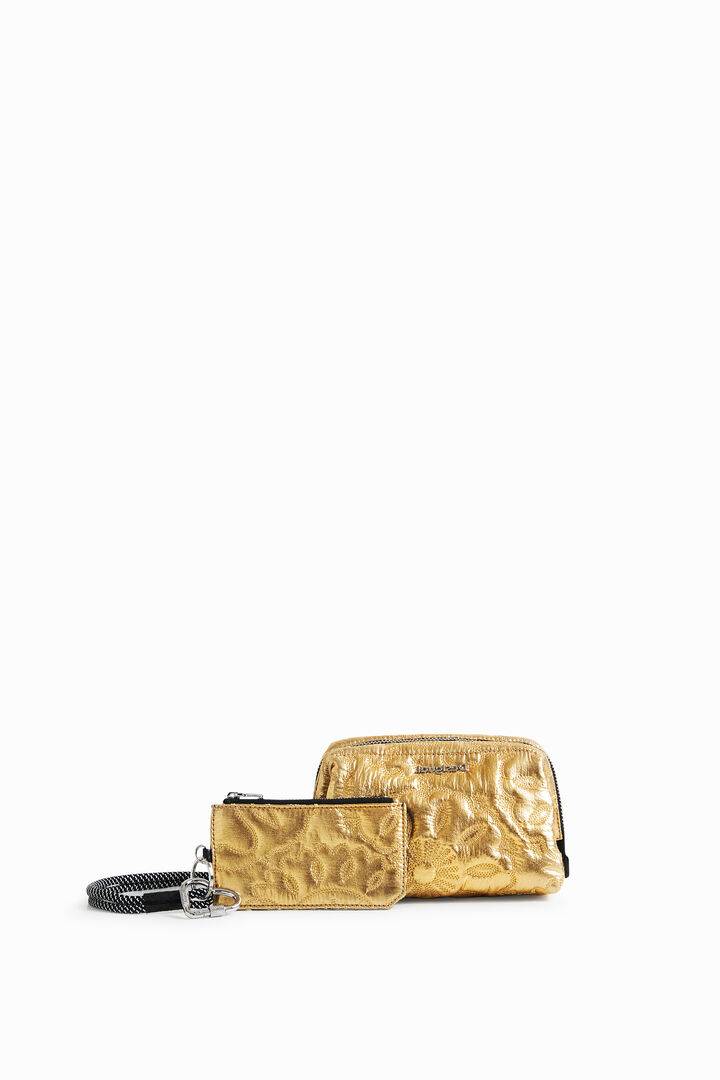 
ふかふかミニバッグ&カード入れ セット