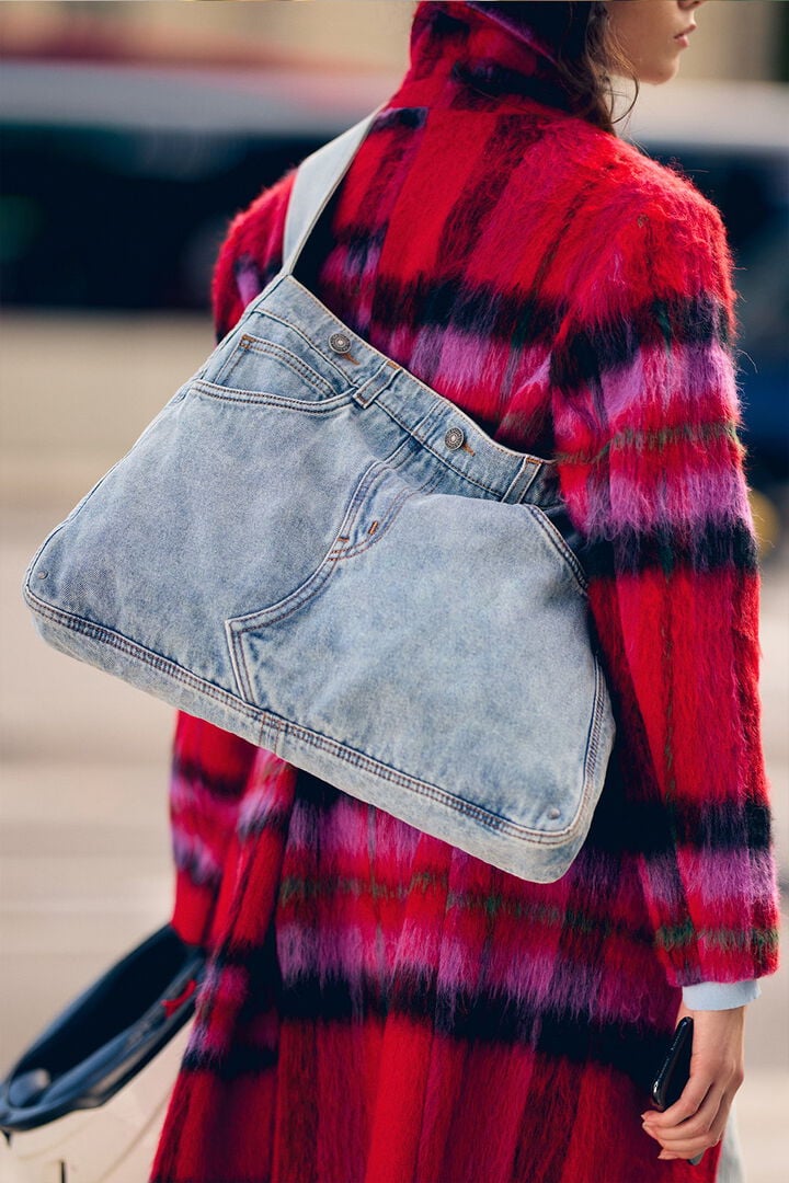 Bolso denim grande