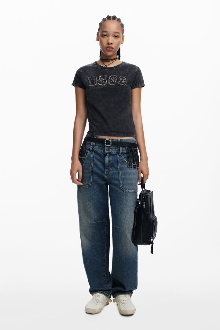 Chemise logo clous | Desigual