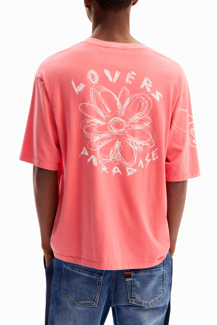 Relaxed acid-wash T-shirt | Desigual