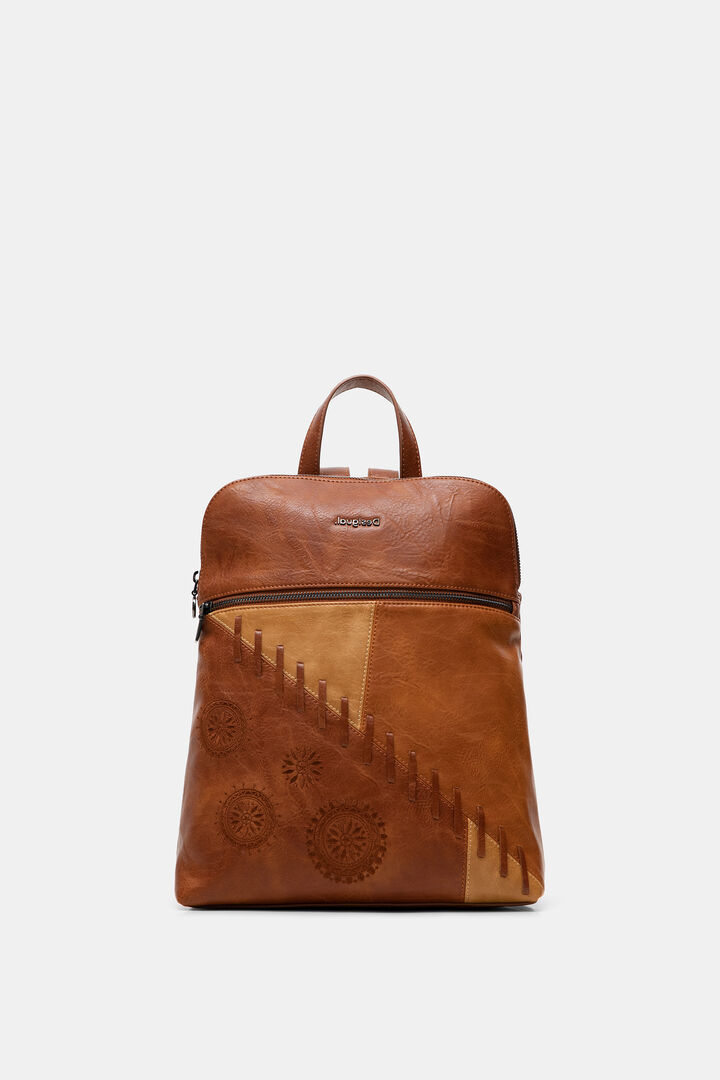 Rucksack in Lederoptik Mandalas | Desigual
