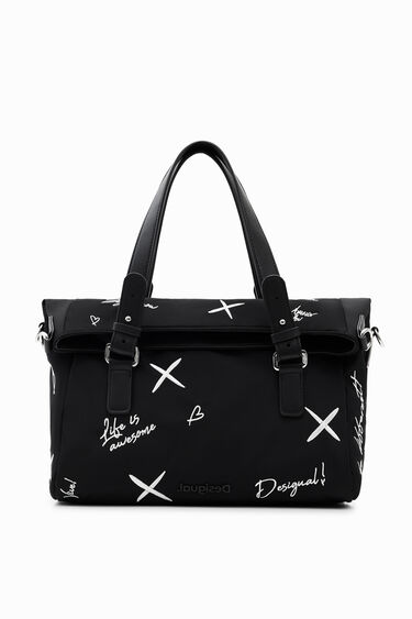Midsize embroidered bag | Desigual