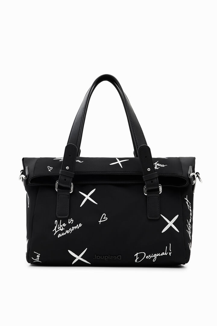 Midsize embroidered bag | Desigual