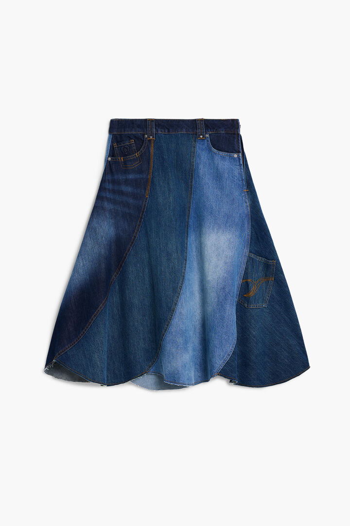 Denim patch rok