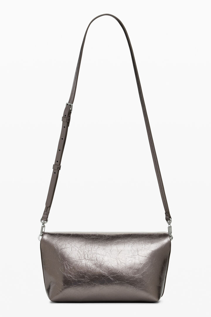 Bolso logo 3D solapa metalizado mediano | Desigual