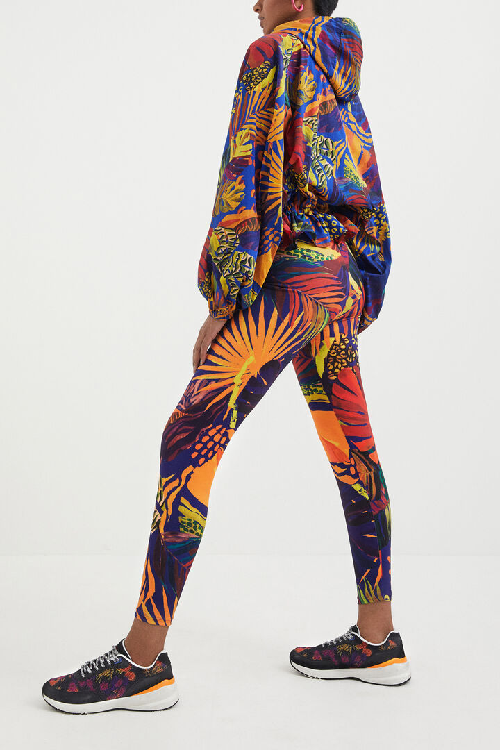 Oversized windstopper v tropskem stilu | Desigual
