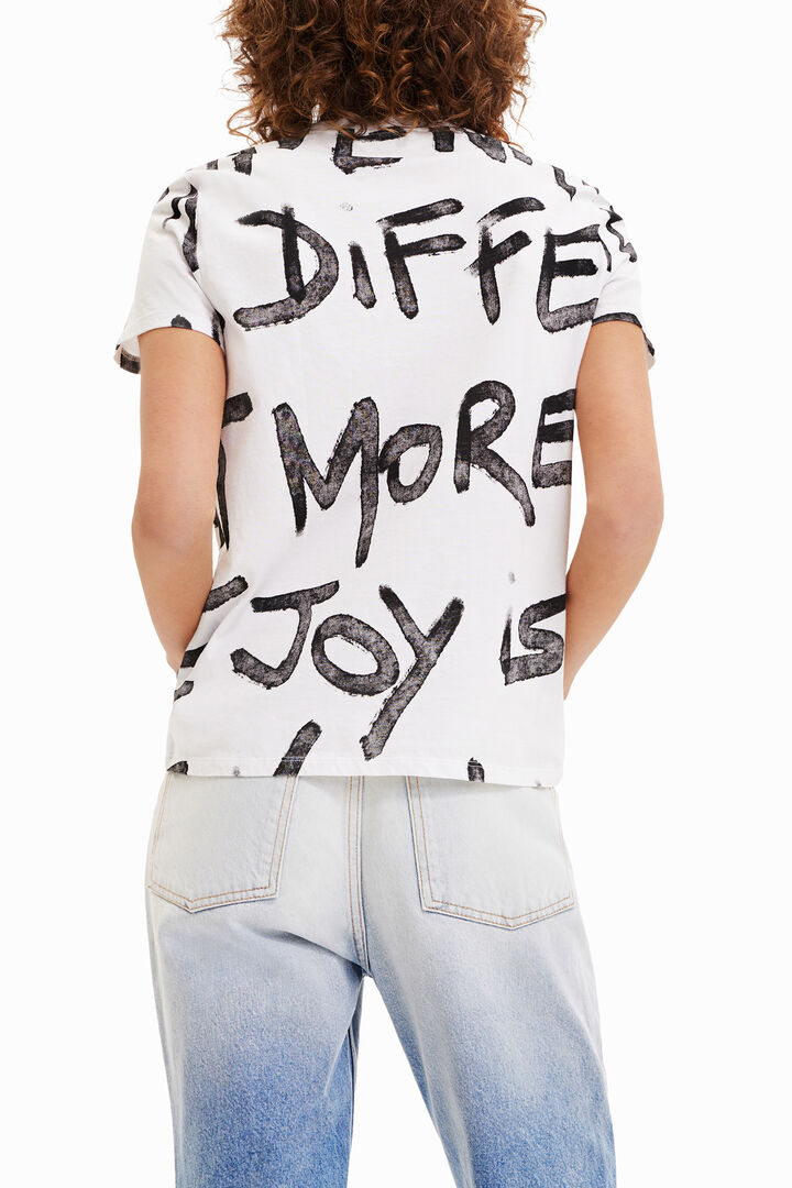T-shirt texte "Manifesto" | Desigual