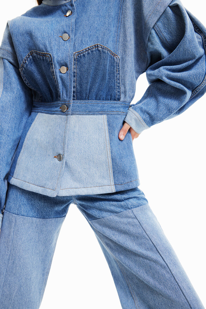 Džínsová bunda upcycling Maitrepierre | Desigual