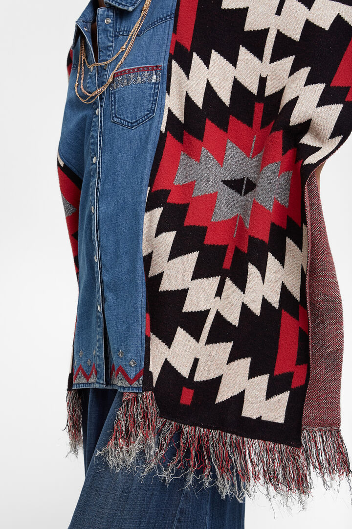 Exotic denim poncho | Desigual