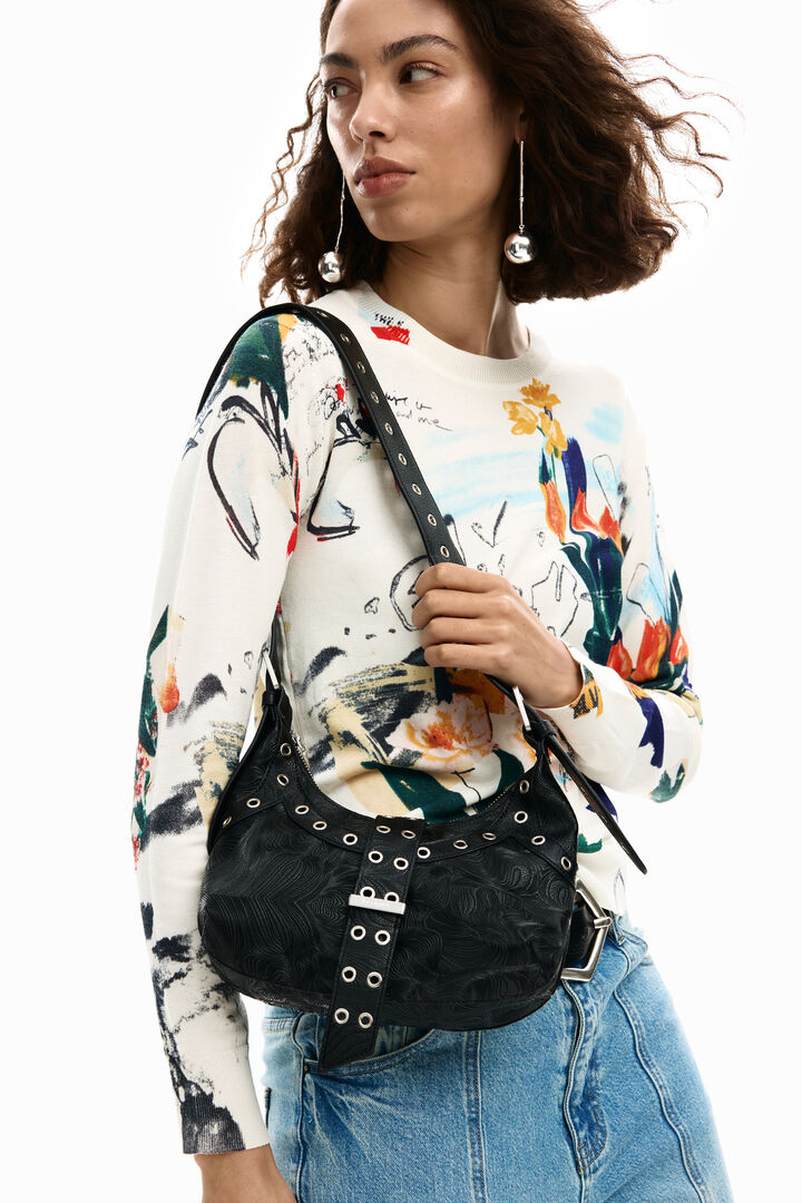 Bag with embossed studs | Desigual