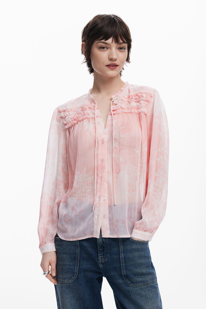 Ruffled blouse