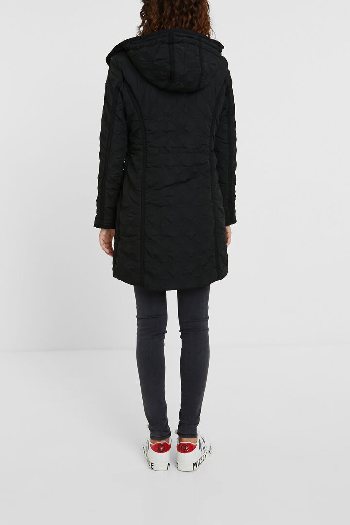 Padded hooded coat | Desigual