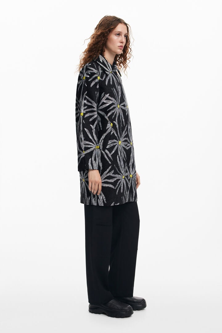 Abrigo estampado margaritas | Desigual