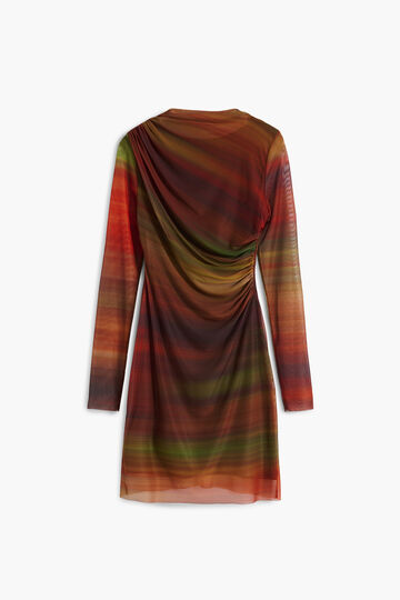 Abito corto in tulle drappeggiato | Desigual